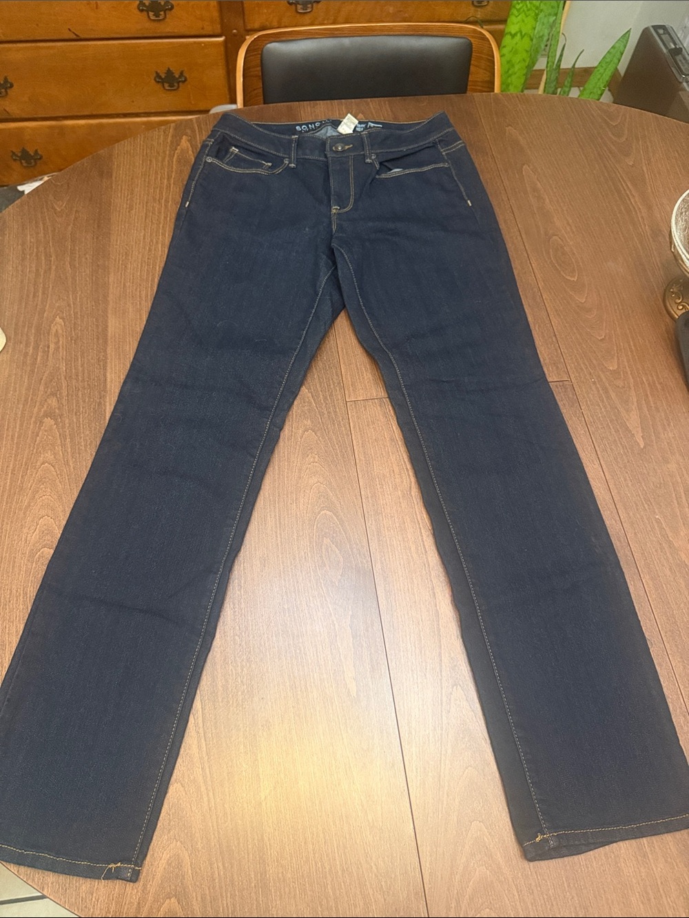 Women's Straight-Leg Jeans in Dark Indigo by Sonoma